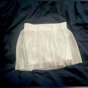 ALO Yoga athleisure mesh tennis skirt - white